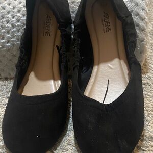 Ardene Black Slip-On Comfort Ballet Flats… barely used!